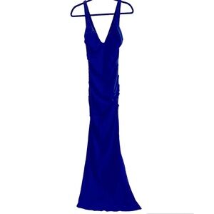 Nicole Miller royal blue mermaid maxi dress.  Size 6